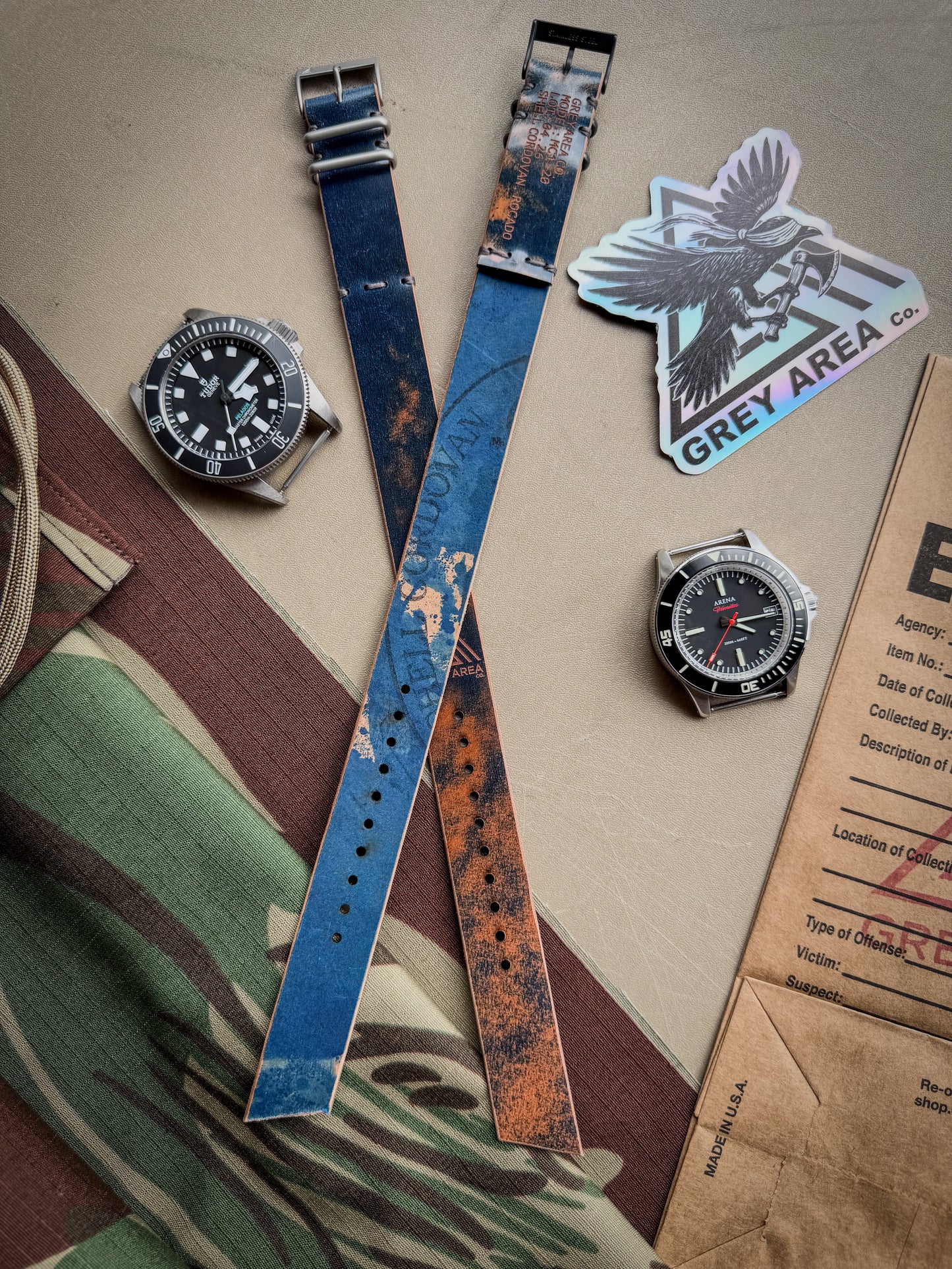 Blue Marble Shell Cordovan MC1