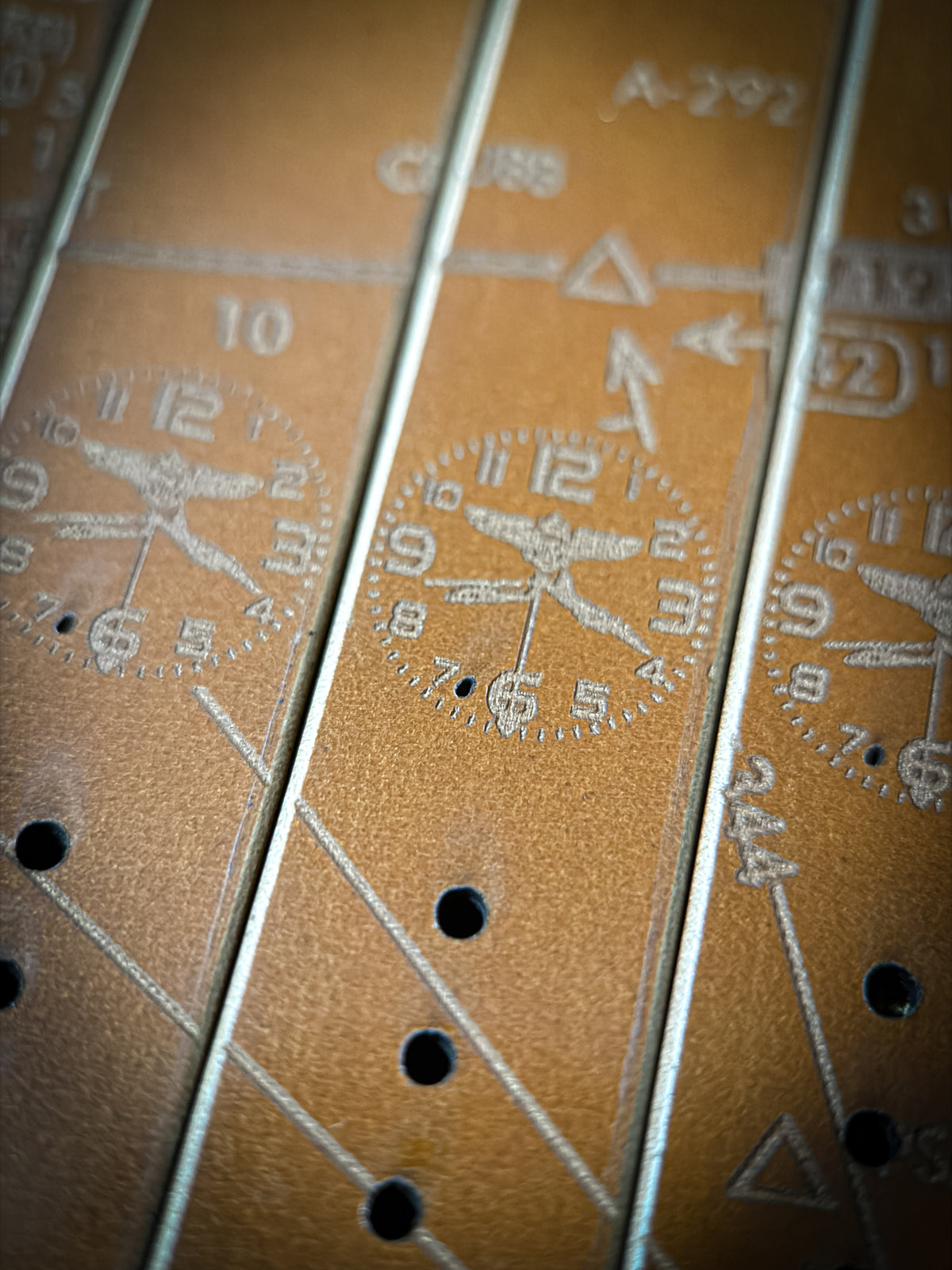 The IP MC1- BLEMISHED, handmade shell cordovan watch strap by Grey Area Co. Photo 2.
