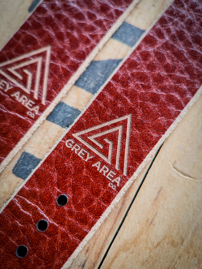 La Bretagna Invecchiato MC1, handmade leather watch strap by Grey Area Co. Photo 2.
