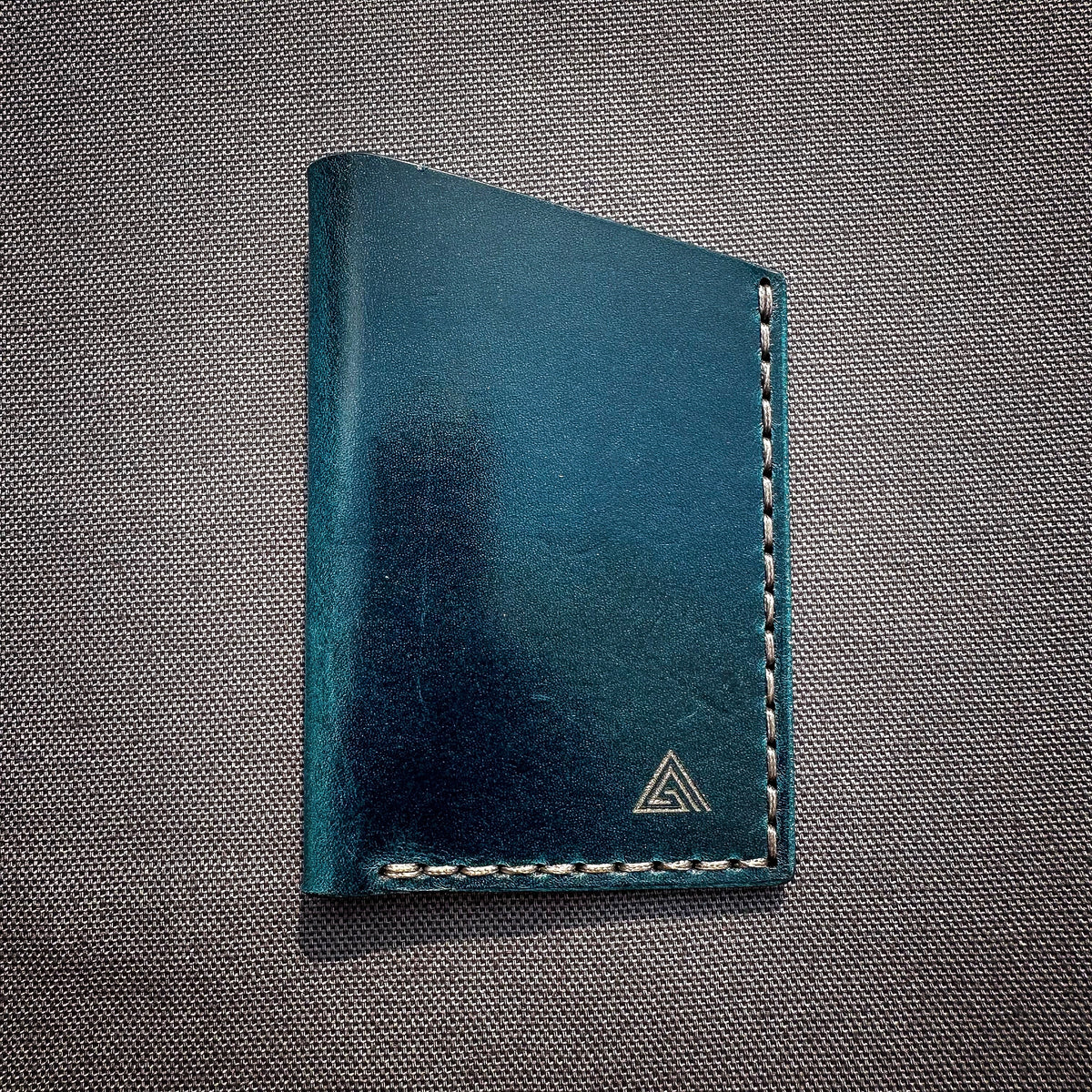 The Mighty Miguel Card Holder, handmade leather card holder by Grey Area Co.