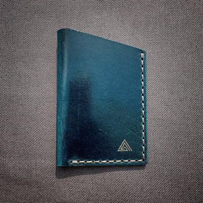 The Mighty Miguel Card Holder, handmade leather card holder by Grey Area Co.
