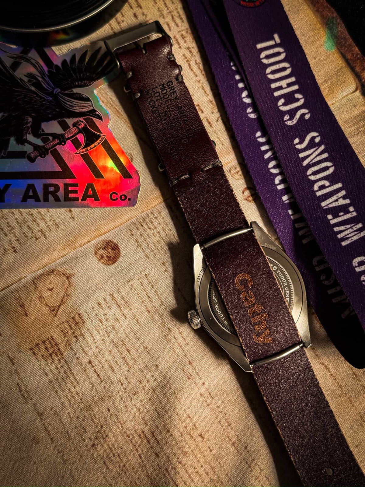 MISR Class Strap, watch strap by Grey Area Co. Photo 3.