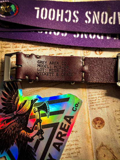 MISR Class Strap, watch strap by Grey Area Co. Photo 4.