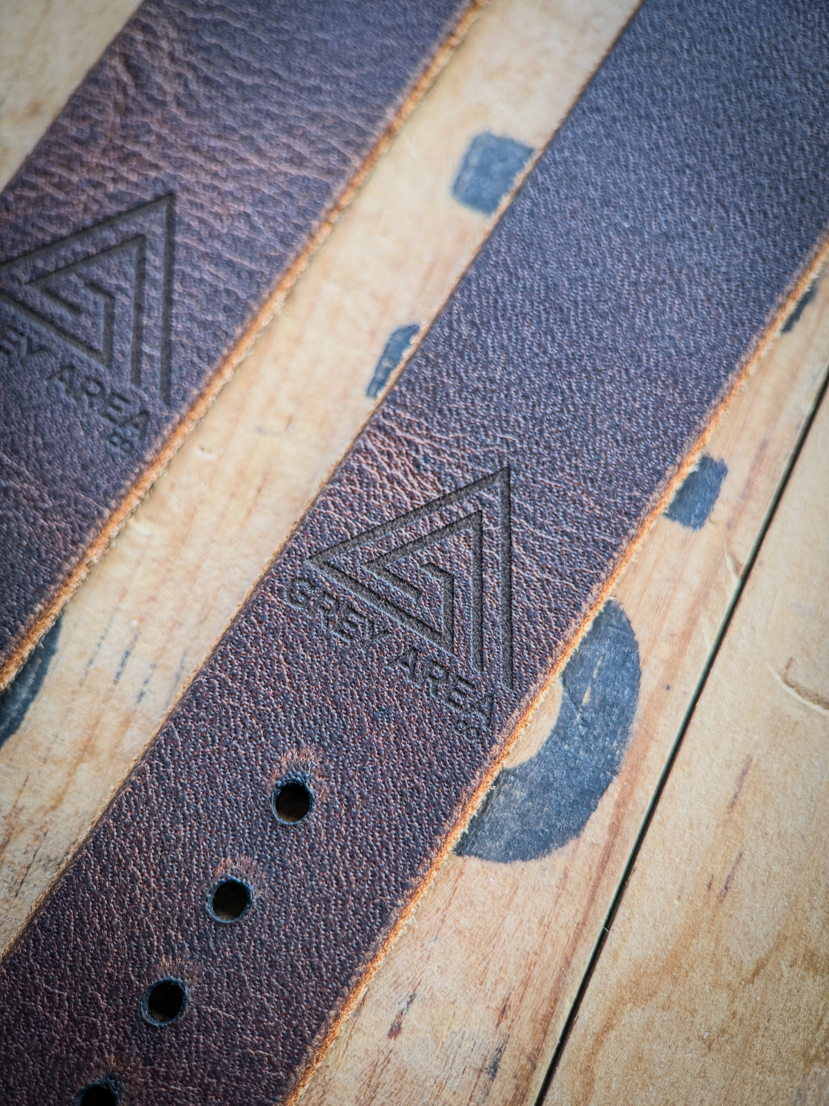 Newbury Tortoise MC1, handmade leather watch strap by Grey Area Co. Photo 2.