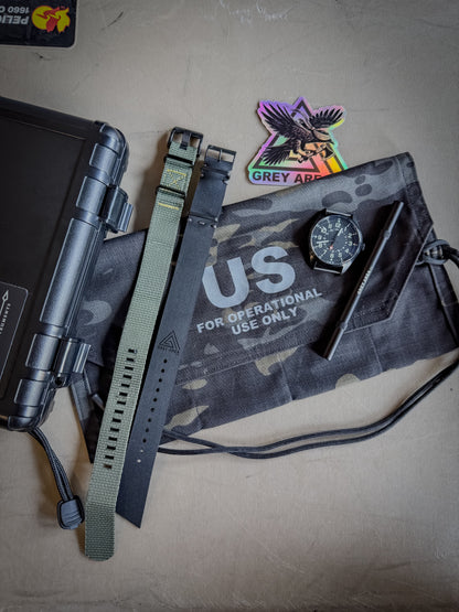 Sangin Instruments Overlord Grey Area Package, watch and strap package