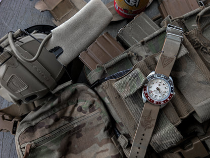 SBWC x Grey Area Co. 20mm MC1, handmade leather watch strap Photo 3.