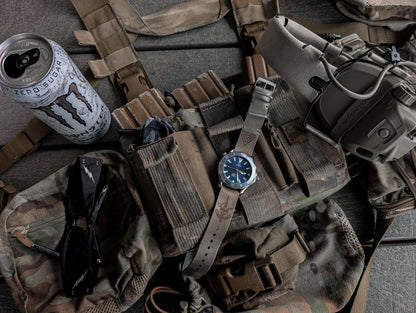 SBWC x Grey Area Co. 20mm MC1, handmade leather watch strap Photo 4.