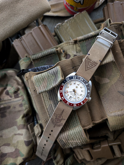 SBWC x Grey Area Co. 20mm MC1, handmade leather watch strap Photo 5.
