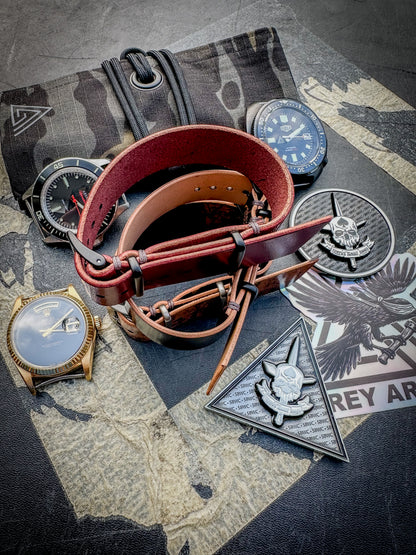 SBWC x Grey Area Co. MC1, handmade leather watch strap Photo 2.