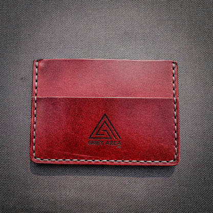 The Slick Mick Wallet, handmade leather wallet by Grey Area Co.