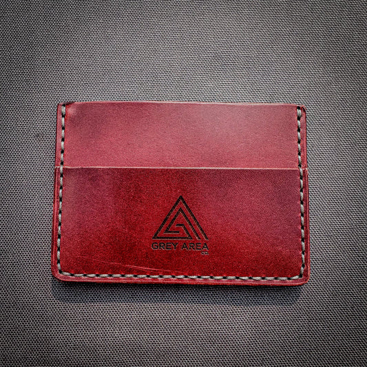 The Slick Mick Wallet, handmade leather wallet by Grey Area Co.
