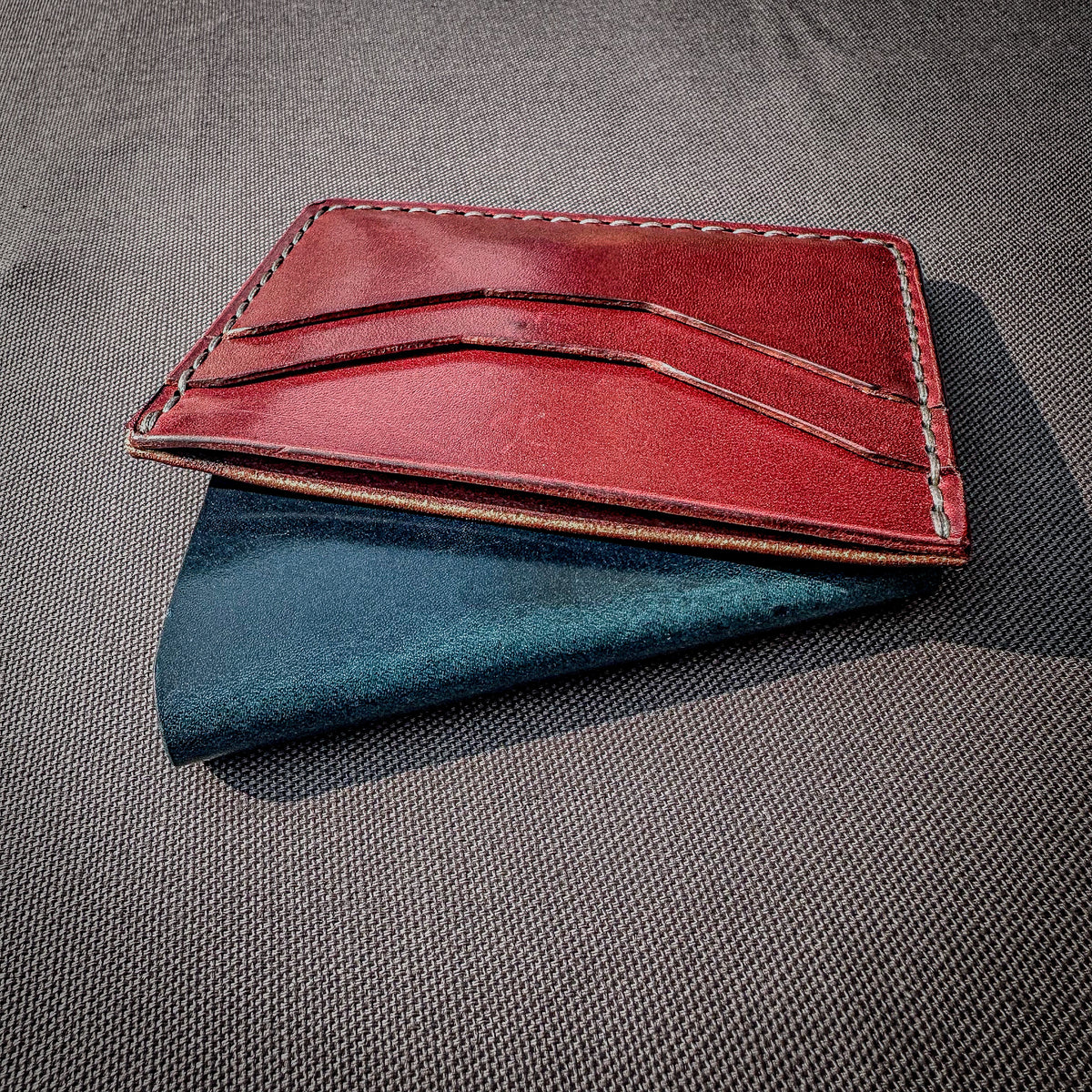 The Slick Mick Wallet, handmade leather wallet by Grey Area Co. Photo 3.