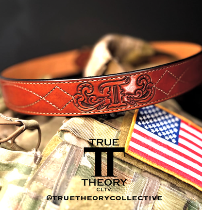 True Theory Collective Cowboy MC1, handmade leather watch strap by Grey Area Co. Photo 6.
